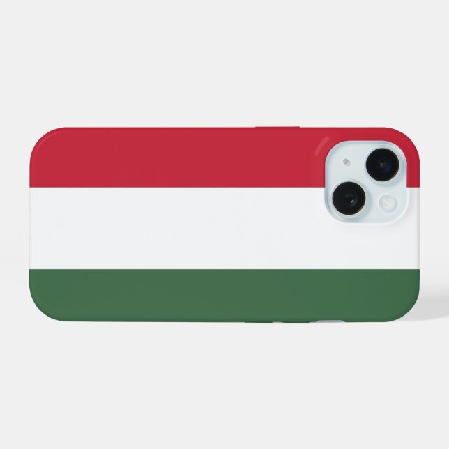 Hungary iPhone 15 Case (Back Horizontal)