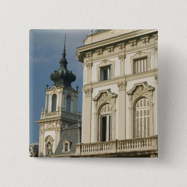 HUNGARY, Lake Balaton Region, KESZTHELY: Pinback Button (Front)