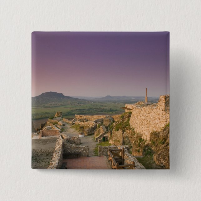 HUNGARY, Lake Balaton Region, SZIGLIGET: Pinback Button (Front)