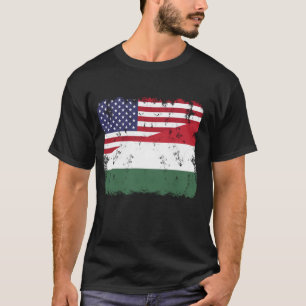 Hungary Magyarorszag Hungarian American Flag Roots T-Shirt