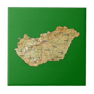 Hungary Map Tile