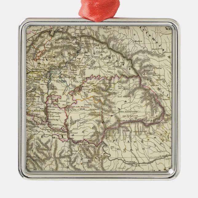 Hungary Metal Ornament (Front)