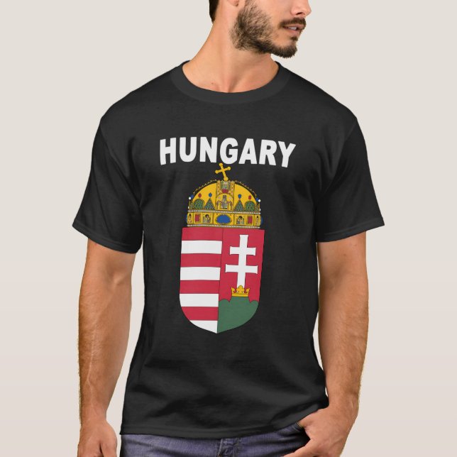 Hungary National Emblem T-Shirt (Front)