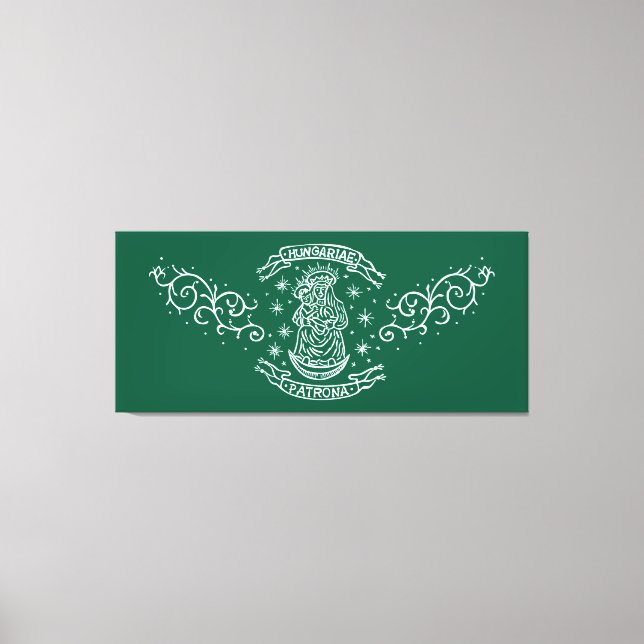 hungary religious motif medieval virgin mary jesus canvas print (Front)