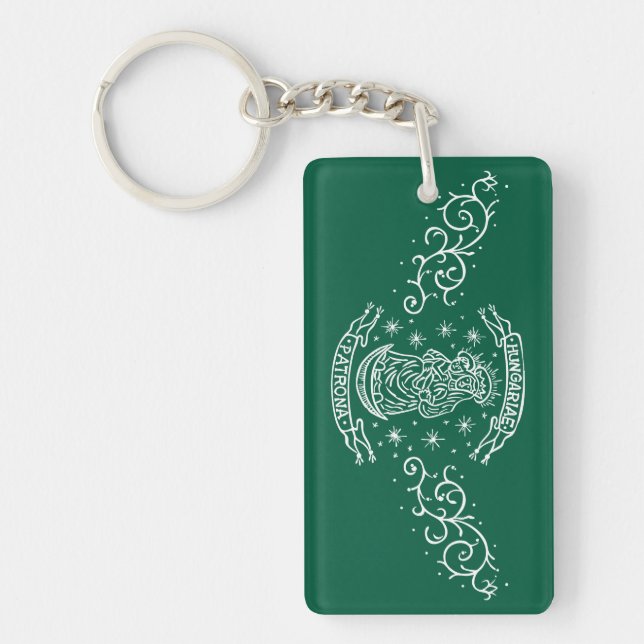 hungary religious motif medieval virgin mary jesus keychain (Front)