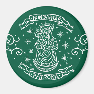 hungary religious motif medieval virgin mary jesus magnet