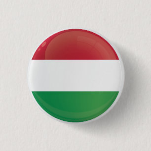 Hungary  Round Icon Flag Button