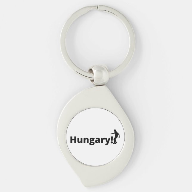 Hungary soccer  keychain (Front)