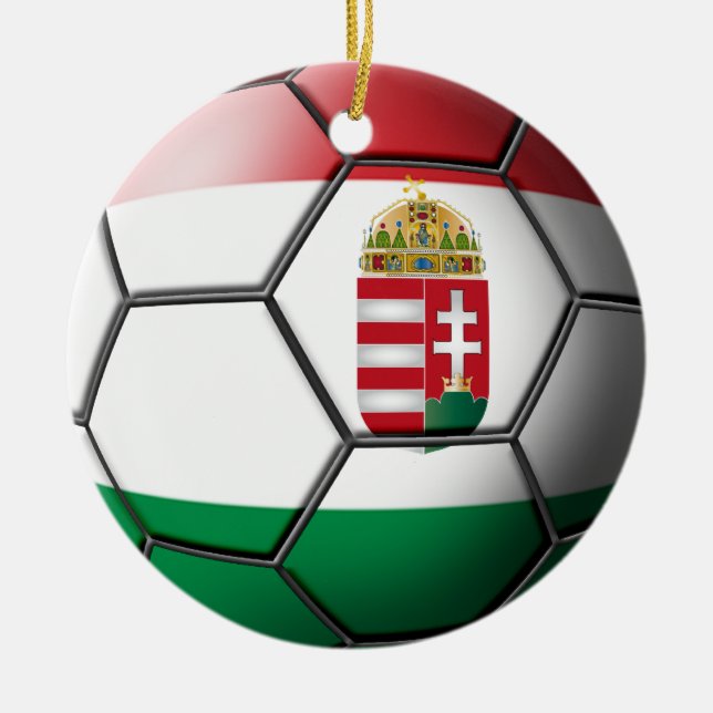 Hungary Soccer Ornament (Front)