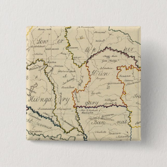 Hungary, Transylvania Pinback Button (Front)