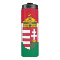 Hungary Travel Mug, patriotic Hungarian Flag