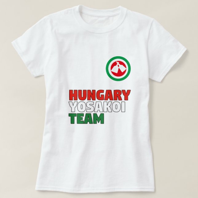 Hungary Yosakoi Team T-shirt (Design Front)