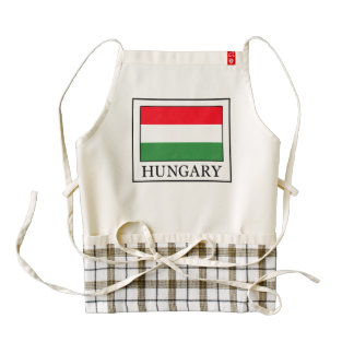Hungary Zazzle HEART Apron
