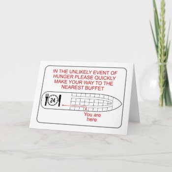 Hunger Emergency Card by addictedtocruises at Zazzle