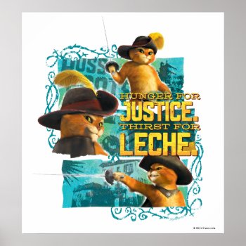 Hunger For Justice Poster by pussinboots at Zazzle