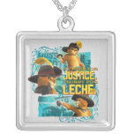 Hunger For Justice Silver Plated Necklace at Zazzle