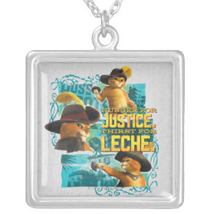 Hunger For Justice Silver Plated Necklace