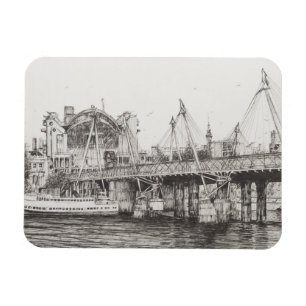 Hungerford Bridge London 30/10/2006 Magnet