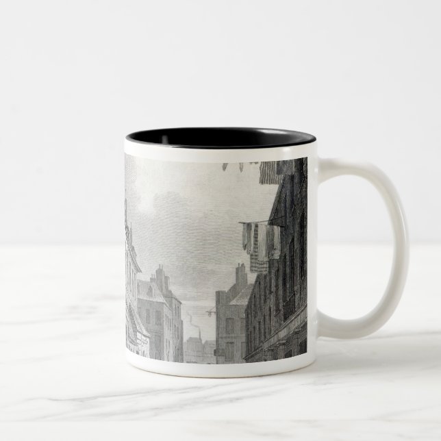 Hungerford Market, Strand, engraved Thomas Two-Tone Coffee Mug (Right)