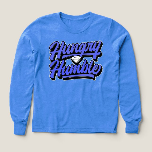 Hungry And Humble  Tri-Blend Shirts (Design Front)