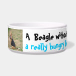 Hungry Beagle Bowl<br><div class="desc">You know you'd better not forget breakfast! Or lunch, or dinner, or snack time... </div>