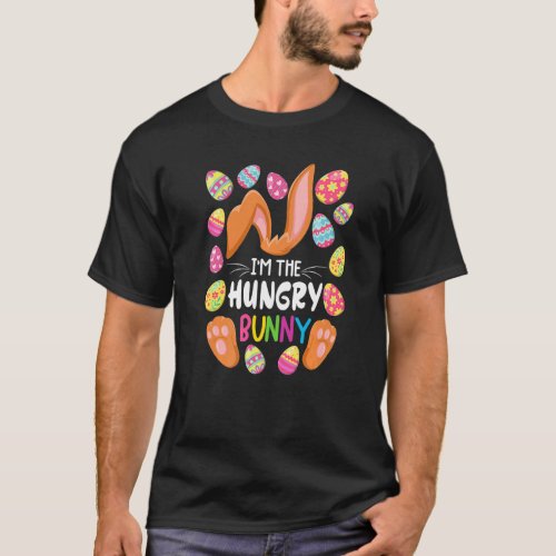 Hungry Bunny I Family Matching Easter Party Outfit T_Shirt