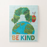 Hungry Caterpillar | Be Kind - Kids Jigsaw Puzzle<br><div class="desc">Celebrate our planet Earth with this cute "Be Kind" graphic from Eric Carle featuring The Very Hungry Caterpillar.</div>