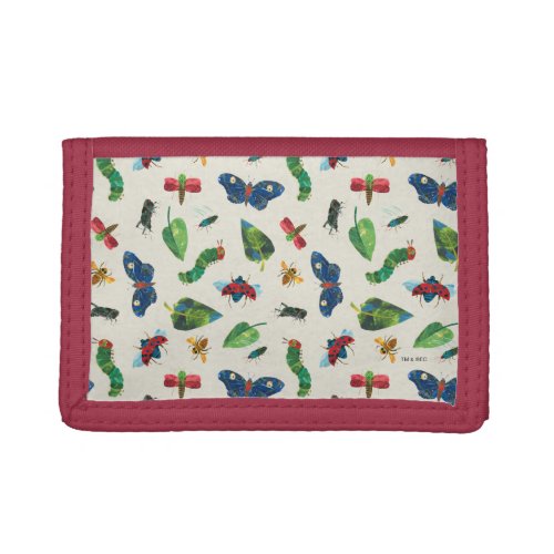 Hungry Caterpillar  Be Kind Pattern Trifold Wallet