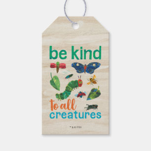 Hungry Caterpillar Be Kind to All Creatures Gift Tags