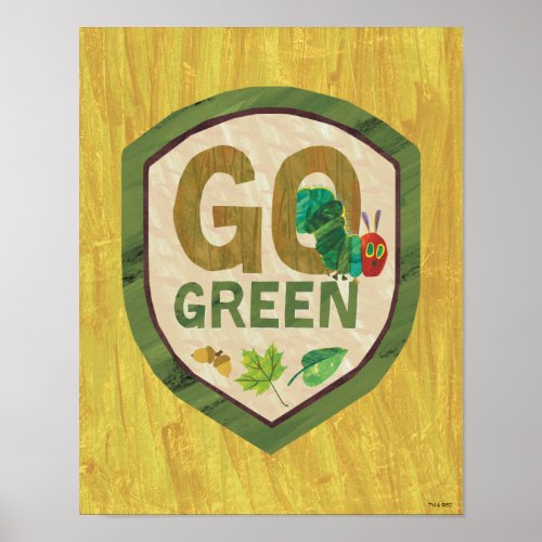 Hungry Caterpillar  Go Green Poster