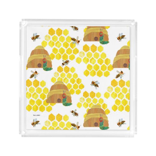 Hungry Caterpillar  Save the Bees Pattern Acrylic Tray