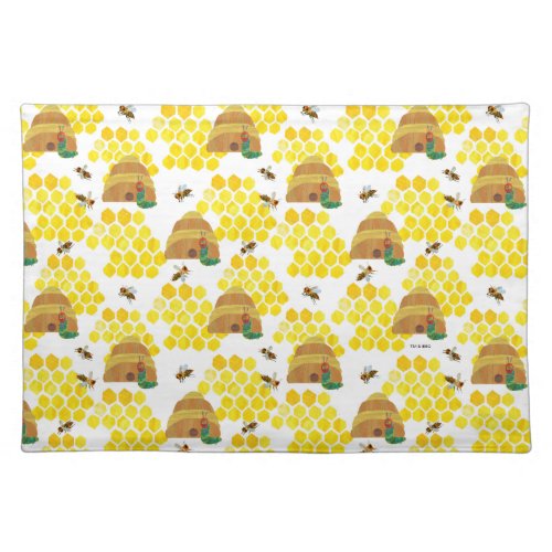 Hungry Caterpillar  Save the Bees Pattern Cloth Placemat