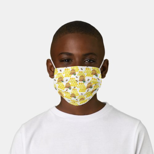 Hungry Caterpillar  Save the Bees Pattern Kids Cloth Face Mask
