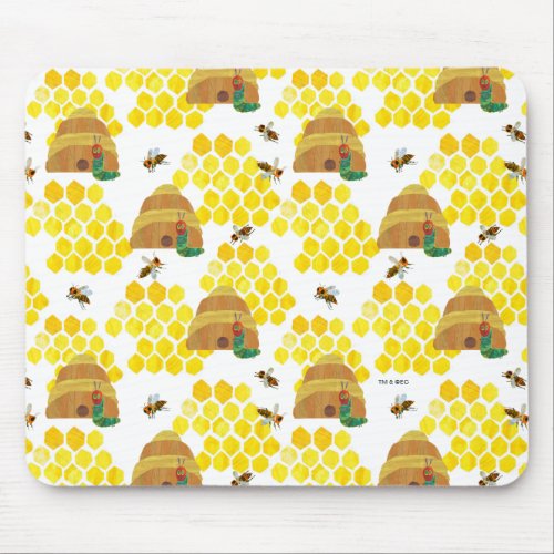 Hungry Caterpillar  Save the Bees Pattern Mouse Pad