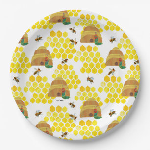 Hungry Caterpillar Save the Bees Pattern Paper Plates