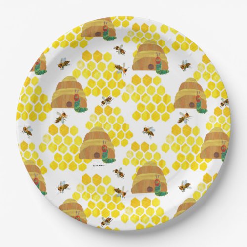 Hungry Caterpillar  Save the Bees Pattern Paper Plates