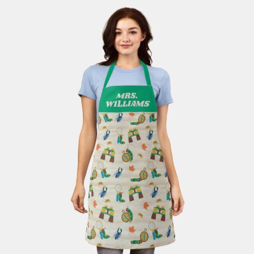 Hungry Caterpillar  Wildlife Expert Pattern Apron