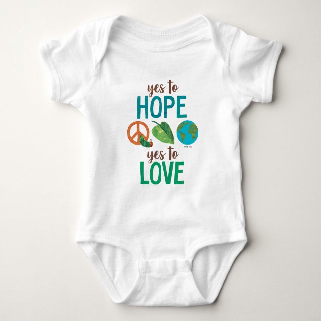 Hungry Caterpillar | Yes to Hope Baby Bodysuit (Front)
