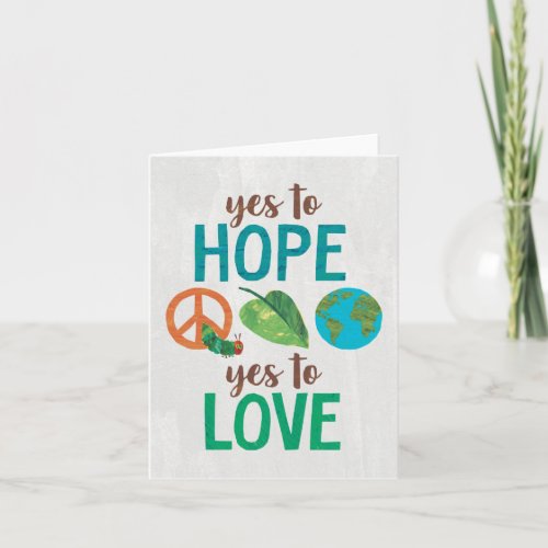 Hungry Caterpillar  Yes to Hope Card