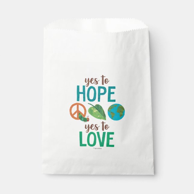Hungry Caterpillar | Yes to Hope Favor Bag (Front)