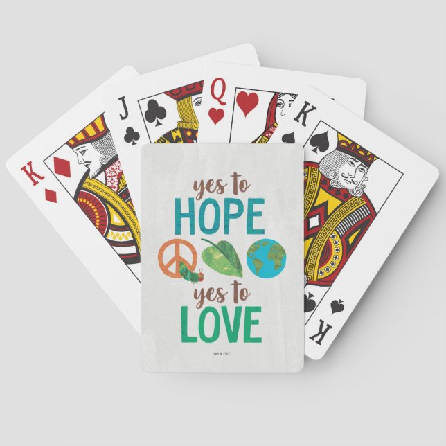 Hungry Caterpillar Yes to Hope Playing Cards (Back)