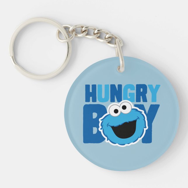 Hungry Cookie Monster Keychain (Front)
