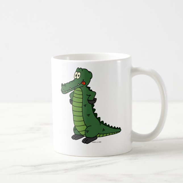 Hungry Crocodile Coffee Mug (Right)