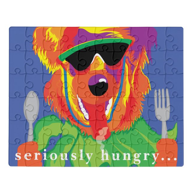Hungry Dog Jigsaw Puzzle (Puzzle Horizontal)