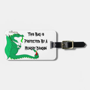 Hungry Dragon Luggage Tag