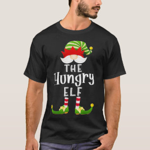Hungry Elf Group Christmas Funny Pajama Party T-Shirt