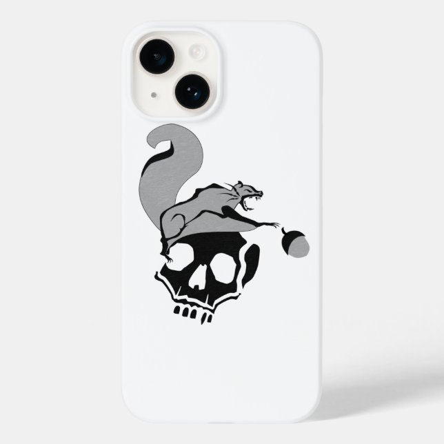 Hungry Flying Gray Death Squirrel Case-Mate iPhone Case (Back)