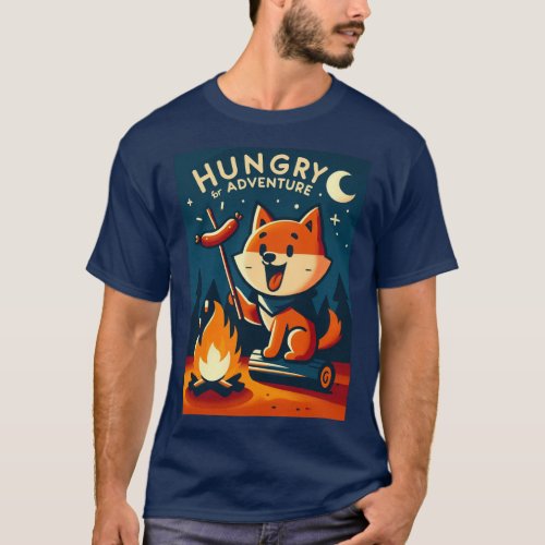Hungry for Adventure Blue T_Shirt
