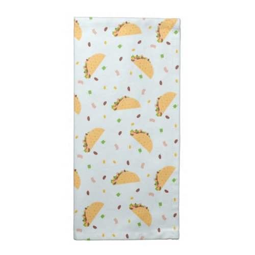 Hungry For Tacos Pattern Cloth Napkin