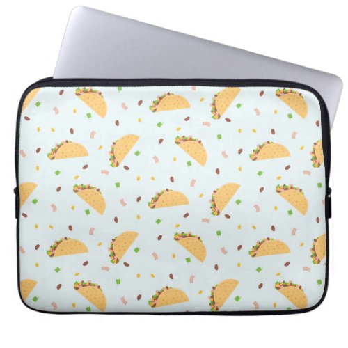 Hungry For Tacos Pattern Laptop Sleeve